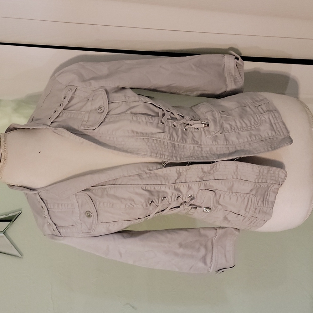 White House Gray jacket size 8